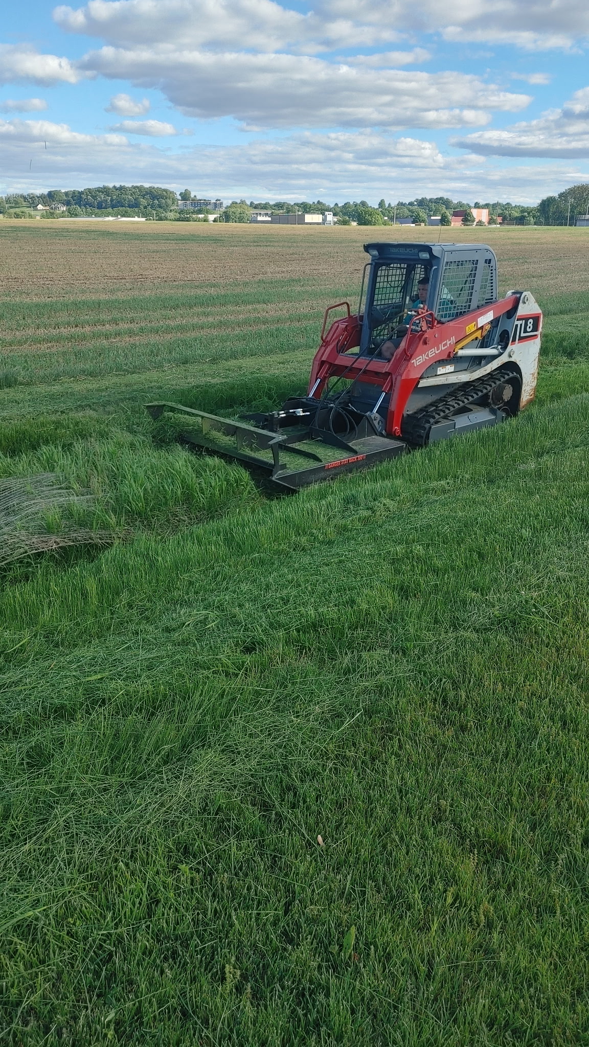 mowing