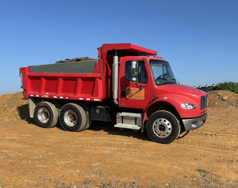 Dump truck hauling service